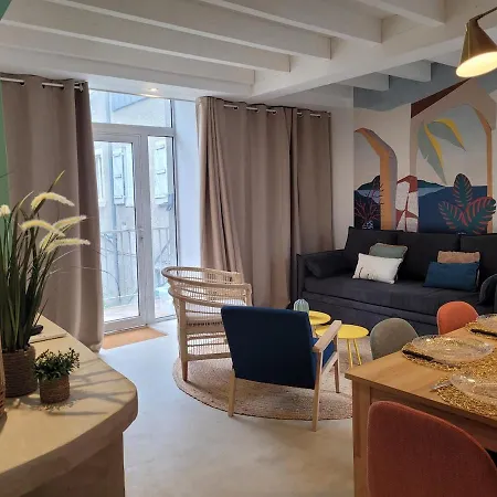 Exceptionnel, T3 Duplex, 6 Couchages, Très Calme En Hyper Centre Avec Balcon Pau