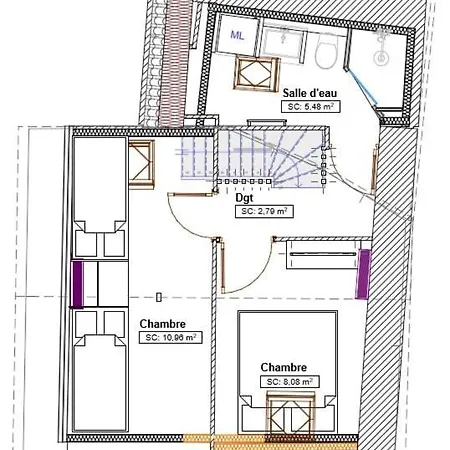 Exceptionnel, T3 Duplex, 6 Couchages, Très Calme En Hyper Centre Avec Balcon *